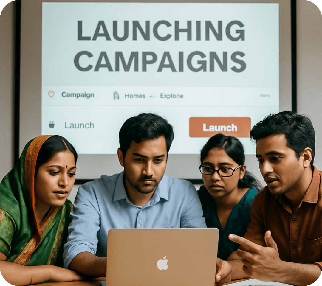Child holding books and smiling